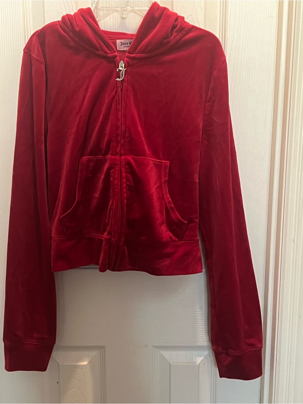 Juicy Couture Red Velour Track Suit Y2K